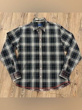Georg Roth luxury exposed stitch button up xl shirt